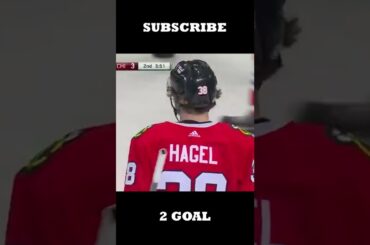 HAT TRICK Brandon Hagel (New Jersey vs Chicago | Feb.25, 2022) #shorts