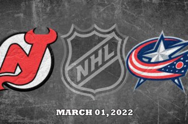 NHL Devils vs Blue Jackets | Mar.01, 2022