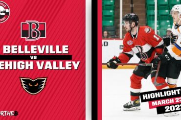 HIGHLIGHTS: Lehigh Valley Phantoms - 2 at Belleville Senators - 3 (SO)