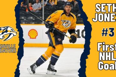Seth Jones #3 (Nashville Predators) first NHL goal Oct 12, 2013 (Classic NHL)