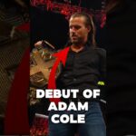 Adam Cole's WWE DEBUT #wwe #wrestling #shorts