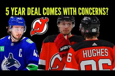 Luke Hughes Wants a 5 YEAR Contract With the NJ Devils & that Comes with Huge Concerns!