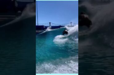 Austin Keen Skimboarding the Dream wave at kellys surf ranch