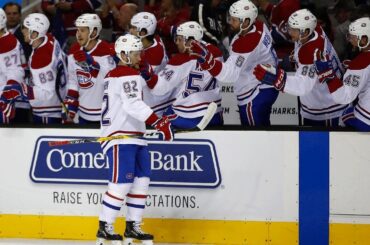 Drouin goes top corner to give Canadiens response for Sharks