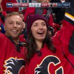 Monahan hammers home wrister (10/29/2017 WSH vs. CGY)