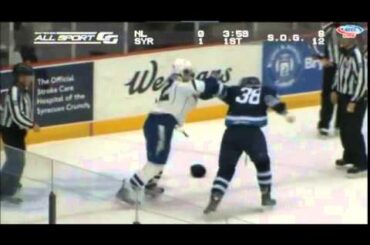Hockeyfighters.cz  Ryan Schnell vs Jared Nightingale.wmv