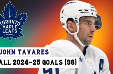 John Tavares (#91) All 38 Goals of the 2024-25 NHL Season