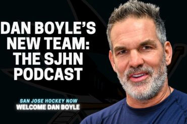 Dan Boyle Teams Up With the San Jose Hockey Now Podcast! | EP 100 - Sharks Captain & Leadership
