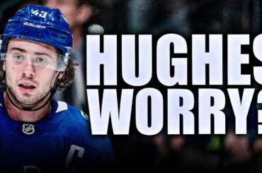 WORRYING NEWS FOR CANUCKS FANS ABOUT QUINN HUGHES?