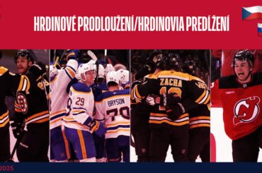 All Czech and Slovak OT winners of 2024-2025!🇨🇿🇸🇰Góly Čechů a Slováků v prodloužení v sezoně 2024-25