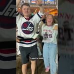 Jets fans react to Round 2, Game 5 shutout victory 🎶 #hockey nhljets #winnipegjets