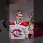 Lane Hutson prend de l’assurance dans le vestiaire des Canadiens!😤