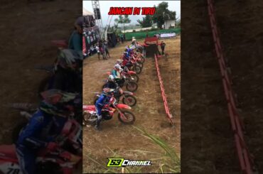 jangan ditiru besti #gastrackindonesia #motocross #nyolongstart #kwb