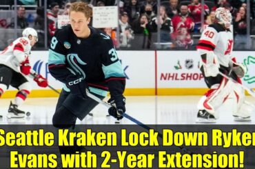Seattle Kraken Lock Down Ryker Evans with 2-Year Extension!