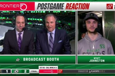 Wyatt Johnston Post Game Interview Game 7 Vs Knights