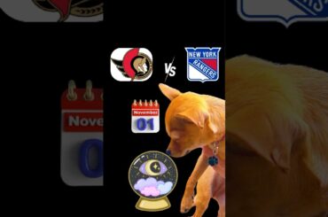 Butters PREDICTS the Ottawa Senators vs New York Rangers WINNER!