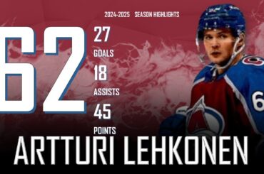 Artturi Lehkonen || 2024-2025 Colorado Avalanche Highlights