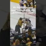 Nicolas Roy should have been suspended for this MASSIVE cross check on Oilers Trent Frederic #nhl