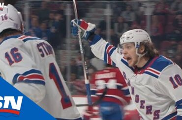 Artemi Panarin Finishes Off Beautiful Tic-Tac-Toe Passing By Rangers