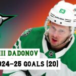 Evgenii Dadonov (#63) All 20 Goals of the 2024-25 NHL Season