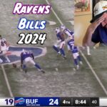 Ravens Fan Relives 2024 Bills Playoff Loss for the First Time 😫