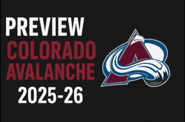Preview Colorado Avalanche saison 2025 26