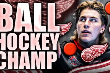 DETROIT RED WINGS INVITE UNEXPECTED NAME TO PROSPECT GAMES: BALL HOCKEY CHAMP JUSTICE CHRISTENSEN