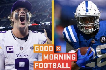 Good Morning Football: J.J. McCarthy's AMAZING Debut, Jonathan Taylor Joins the Show, & Angry Runs!