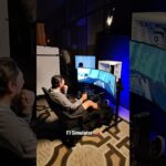 Connor Hellebuyck drove the F1 car right into the wall 😭 #gojetsgo #hockey