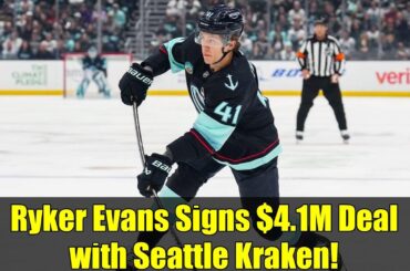 Ryker Evans Signs $4.1M Deal with Seattle Kraken!