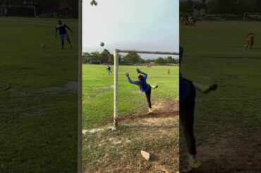 The best goalkeeper save in slow motion! 👏 (via balbuena.hdez10/IG) #shorts