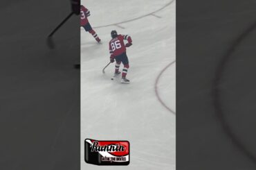 Jack Hughes Shows Moves During NJ Devils Warmups #jackhughes #njdevils #shorts #shortsvideo #short