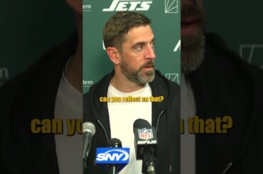 Aaron Rodgers was NOT having it 👀 #NFL #football #jets