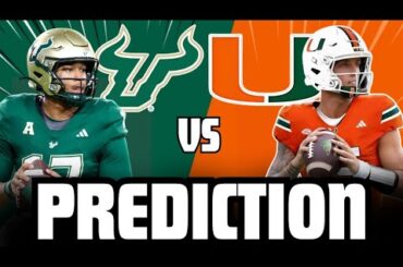 🏈 Miami Hurricanes vs USF Bulls *PREDICTIONS*