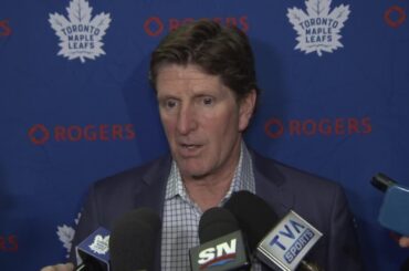 Maple Leafs' Babcock talks Zaitsev and not rushing young players