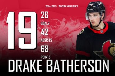 Drake Batherson || 2024-2025 Ottawa Senators Highlights