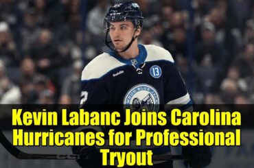 Kevin Labanc Joins Carolina Hurricanes for Professional Tryout | NHL News