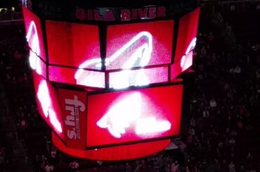 Arizona Coyotes intro video and team entrance vs Dallas 2-18-16