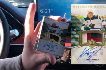 Opening 2020-21 Upper Deck Ultimate Collection Hockey - One pack Kirill Kaprizov Huge Hit!!