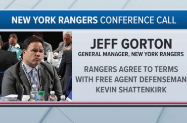 Jeff Gorton: Kevin Shattenkirk Wanted to be a New York Ranger