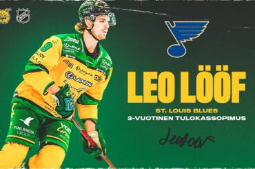 Leo Lööfille NHL-sopimus — tack, Leksa!