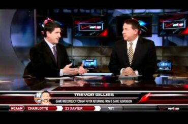 Islanders' Trevor Gillies ejected after Clutterbuck hit