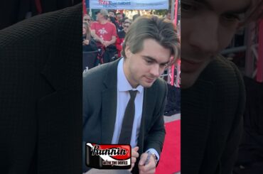Nico Hischier NJ Devils Signs Autographs On Red Carpet #njdevils #shortvideo #shorts #shortsvideo
