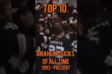 TOP 10 Anaheim Ducks players of all time #hockey #nhl #shorts