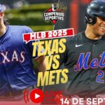 🔴 METS DE NUEVA YORK VS TEXAS RANGERS EN VIVO DOIMNGO 14 SEPTIEMBRE💥#MLB 2025