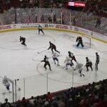 Ottawa Senators' Jackson Parsons makes a nice save vs. Toronto Maple Leafs in 2025 Prospect Showdown