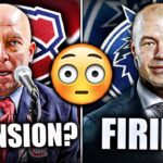 HUGE NEWS FOR THE CANUCKS & CANADIENS: PATRIK ALLVIN ON THE HOT SEAT + KENT HUGHES EXTENSION UPDATE