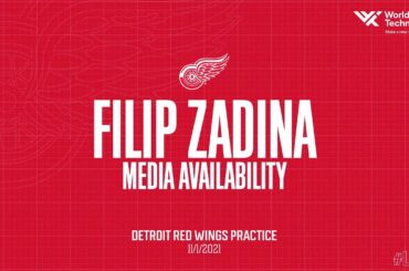 Filip Zadina | Detroit Red Wings Practice | 11/1/21