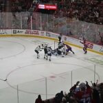 Florian Xhekaj of Montreal Canadiens scores vs. Winnipeg Jets in 2025 Prospect Showdown 9/13/25