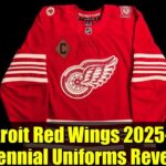 Detroit Red Wings 2025-26 Centennial Uniforms Revealed | Historic Jersey Look